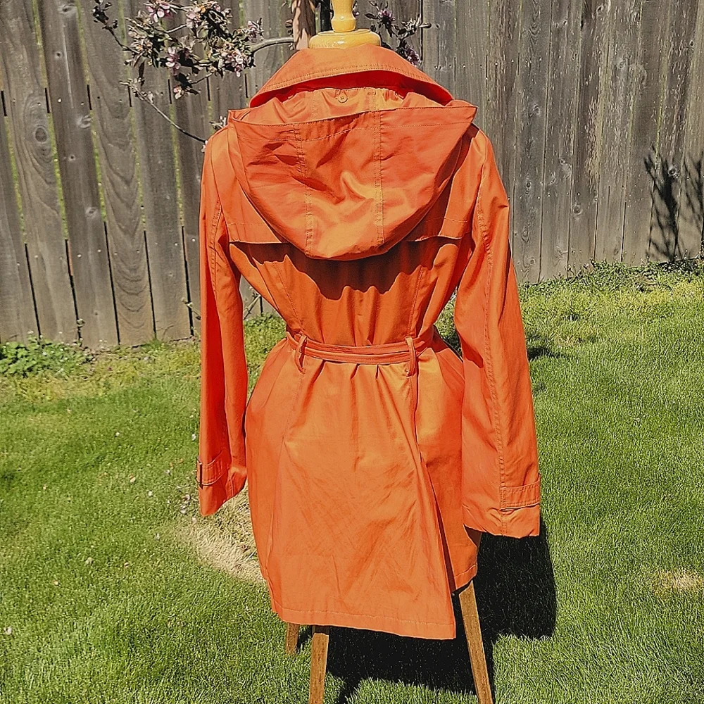 Michael Kors Hooded Rain Coat - Picture 2 of 8